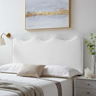 Modway Athena Performance Velvet Full/Queen Headboard - White-Assembly Required
