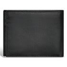 Champs Iconic Leather Center Wing Wallet - Black/Ivory-RFID Lining
