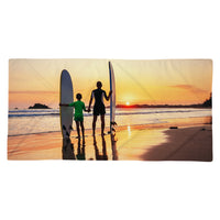 Staples Print Beach Towel-Size: 30" x 60"