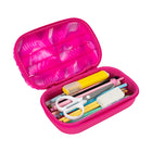 Zipit Wavey Silicone Top Storage Box - Pink-Limited Lifetime Manufacturer Warranty