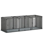PawHut 83" Heavy Duty Dog Crate , Extra Large Dog Cage Kennel with Mat-Features a heavy-duty steel frame and secure lock, preventing escapes