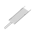 Tramontina Churrasco BBQ 18" L x 7" W Stainless Steel Flat Wire Grill Basket-Ideal for grilling meat, seafood or veggies