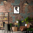 Dylan Guenther Canvasutah Mammoth - Framed Canvas - 22" x 31"-Officially licensed by the NHL and NHLPA