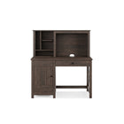 Whalen 48" Ansel Desk with Hutch-Harvest Sandalwood finish