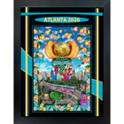 Atlanta 2026 FIFA World Cup - Photoglass Framed - 20" x 26"-Officially licensed FIFA World Cup 2026 host city poster