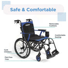 Journey So Lite C2 Ultra Lightweight Wheelchair - Black-Military-grade magnesium frame weighs only 24 lb for easier lifting and transport