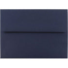 JAM Paper - Enveloppes d'invitation A6 Premium - 4 3/4 x 6 1/2 - bleu marine - Paquet de 100-Nos enveloppes sont fabriquées à partir de papier de 28 lb et comportent une fermeture en gomme à rabat droit avec une finition lisse