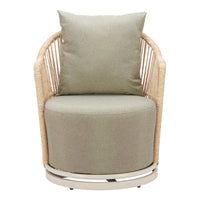 Zuo Lanai Swivel Chair - Multicolor-Removable and washable cushion cover