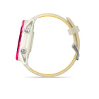Garmin Forerunner 570 Smartwatch - 42mm - Raspberry Aluminum with Translucent Bone/Mango Band-BATTERY FOR DAYS - Go the distance with up to 10 days of battery life in smartwatch mode for the 42 mm case size.
