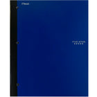 Five Star Poly Wireless Notebook, 1 Subject, 9 - 1/8" x 11, 160 Pages, 3 Hole Punched-Poly cover opens to lay flat for easy use