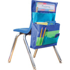Teacher Created Resources Blue - Teal & Lime Chair Pocket - 2 Pack-Easily slides over back of chair up to 15” wide, 5” from top