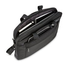 Samsonite 15.6" Classic NXT Laptop Shuttle with RFID - Black-SmartSleeve allows you to slip the bag over most suitcase pull-handles so it can sit securely on top for hassle-free travel