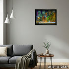 Toronto Flat Iron Building - Framed Canvas - 31" x 22"-Ready to hang - arrives fully assembled