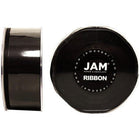 JAM Paper Double Faced Satin Ribbon - 1 1/2" W x 25 yd. - Black-Colour: Black