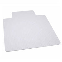 Flash Furniture 45" x 53" Big & Tall Carpet Chair Mat with Lip-Clear Vinyl Chair Mat