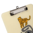 Pep Rally Plastic Clipboard - Letter Size - Wild at Heart-Strong metal clip secures documents