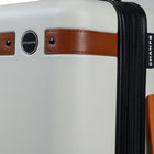 Champs Vintage IV 20" Carry-on Luggage Case - Ivory-TSA Lock