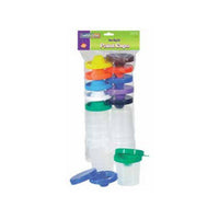 Dixon Creativity Street No-Spill Paint Cups - Assorted Colours - 10 Pack-Creativity Street No-Spill Paint