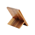 Tramontina - Ensemble de couverts pour barbecue Churrasco avec porte-couteaux magnétique en bois - Acier inoxydable - Manches en polywood - Ensemble de 5 pièces-Poignées en polywood marron foncé