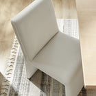 Modway Emory Upholstered Performance Velvet Dining Side Chair - Alabaster-Non-Marking Foot Pins