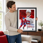 Frameworth Cole Caufield Canadiens Portrait Collage - Framed Print - 16" W x 20" L-6