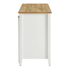 Modway Farmstead Kitchen Island - Oak White-8