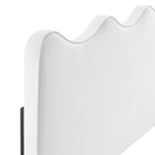 Modway Athena Performance Velvet Full/Queen Headboard - White-Dense Foam Padding
