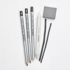 Staedtler - Ensemble à dessin en anthracite, couleurs assorties, paquet de 7-6 ans et plus