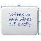 Flipside Products Two-Sided Dry Erase Board, 6" x 9", White, Pack of 12-Perfect for students to write and draw on