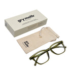 Gry Mattr Blue Light Glasses - Engaged Eco - + 2.50         -Provides blue light protection from all digital devices. Reduces eyestrain and eye fatigue