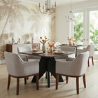 Zuo Berbera Dining Chair - Grey-Dimensions: 23.0" L x 23.4" W x 30.9" H