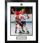 Guy Lafleur Photo with Alumni Coin - Framed Print - 27" x 35"-Premium print framed