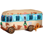 GEMMY Airblown Inflatable Christmas National Lampoon's Christmas Vacation RV Scene with Logo and LEDs - 48" x 90"-Lights up with bright, energy-efficient LED light