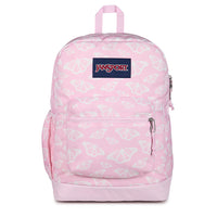 Jansport Crosstown Plus Backpack - 26 L - Flutter by Pink Ice-Main compartment with zipper closure