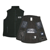 TechNiche IONGEAR Battery Powered Heating Vest, Black, 2XL-Heating can be regulated through the three temperature controller inside the left front chest pocket