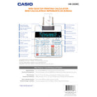 Casio HR-300RC Desktop Printing Calculator-150 step check & edit function for review and correcting entered numbers.  No need to re-enter all your numbers to edit