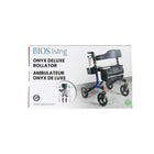BIOS Living Onyx Deluxe Rollator - 21.5"-9