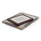 Decent Living - Cadre photo en bois massif - Couleur noyer - 18x24pouce - Paquet de 2-8