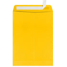 JAM Paper Open End Window Envelopes - Sunflower Yellow - 9" x 12" - 1000 Pack-Peel & press seal: the self-seal design of these envelopes is perfect for anyone who doesn’t want to lick or use a moistener on every single envelope — it’s a huge time-saver! simply peel off the protective strip, press, and seal. it couldn’t be easier! this type of adhesive is great for business applications, wedding announcements, and personal notes.