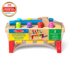 Melissa & Doug, Banc à marteler de luxe - Jouet en bois avec maillet-Maillet en bois inclus