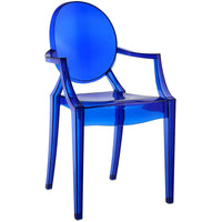 Modway Casper Dining Armchair - Blue-For Indoor/Outdoor Use