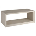 Hudson&Canal - Table basse rectangulaire Osmond 48" L - Blanc aulne-Un design contemporain moderne pour votre salon, votre bureau et plus encore