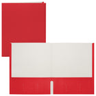Staples - Portefeuille à 2 poches - Lot de 25 - Rouge-Pas de fixation