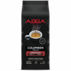 Agga - Café en grains colombien de qualité supérieure - Noir/Moyen - 1 kg-Moyen/Foncé - Grains entiers - Colombian Premium - Kosher - 1 Each