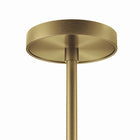 Modway Aspire Pendant Light - White/Satin Brass-Lightbulbs Not Included