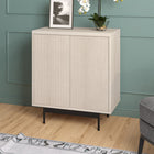 Hudson&Canal Whitman 28"W Accent Cabinet - Alder White-Features easy assembly
