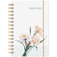 W.Maxwell 2026-27 Baro Daily Planner - 5.25" W x 8" H - Narcissus-August 2026 to July 2027