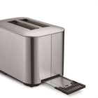 Salton - Grille-pain compte à rebours numérique en acier inoxydable - 2 tranches-Levier de levage haut pour retirer facilement les petits aliments