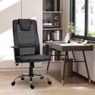 Vinsetto - Chaise d’ordinateur en maille à haut dossier avec accoudoirs - noir-Couleur : noir