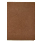 TRU RED Lined Flexi Cover Journal - 8 x 10 - Cognac-High Quality Faux Leather Cover